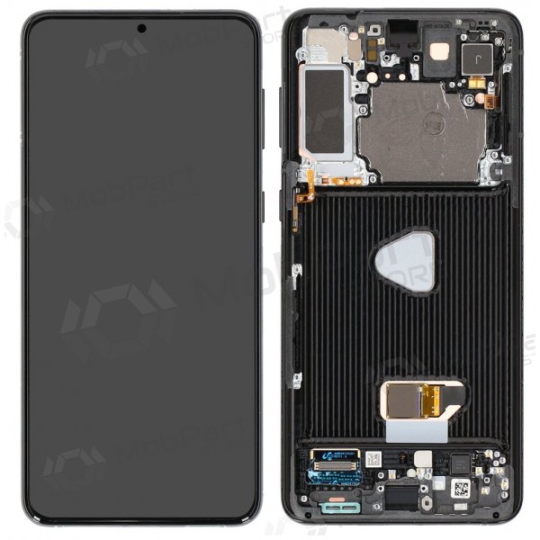 Displej Samsung Galaxy S21+ (černý) (s rámečkem) (OLED)