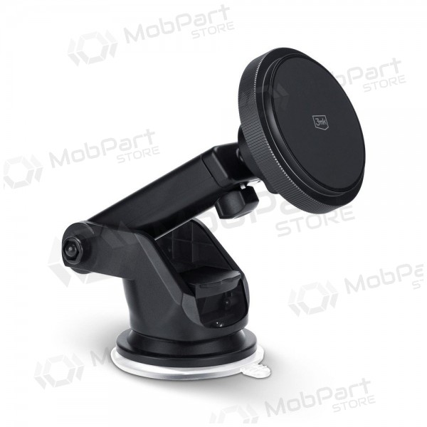 Držák telefonu do auta s bezdrátovým nabíjením 3MK Car MagCharger 15 W na palubní desku.