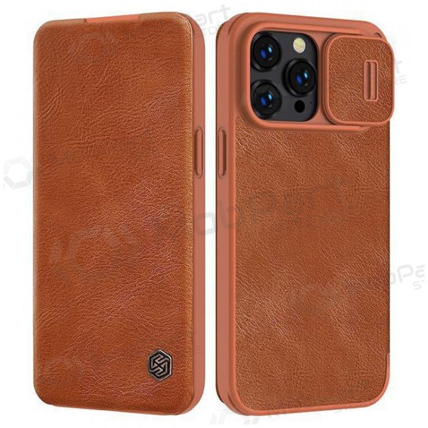 Obal Apple iPhone 14 Pro „Nillkin Leather“ (hnědý)