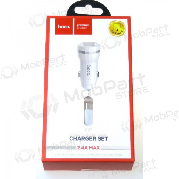 Nabíječka do auta HOCO Z27 USB + 