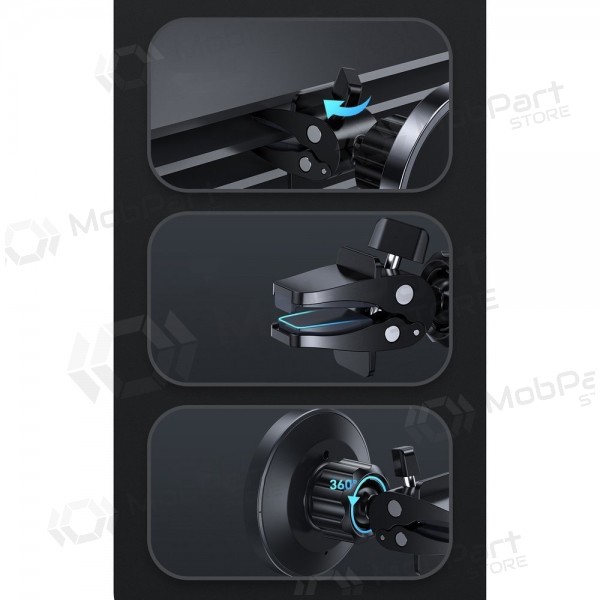 Nabíječka-laikiklis magnetinis automobilinis Joyroom JR-ZS240 MagSafe 15W černá
