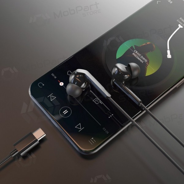 USB-C sluchátka Dudao X3C+ černá