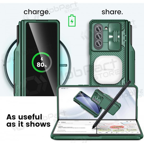 Samsung Galaxy Z Fold4 obal „Nillkin CamShield Pro“ (zelený)