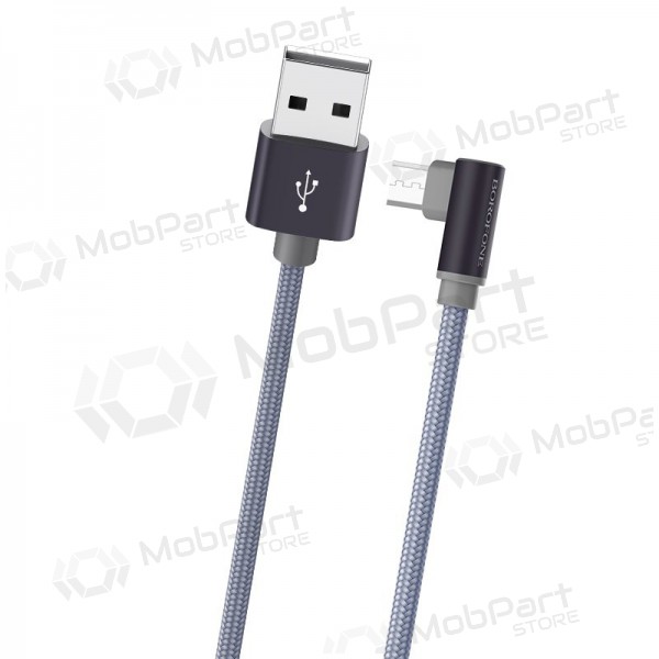 USB kabel Borofone BX26 microUSB 1.0m (šedá)