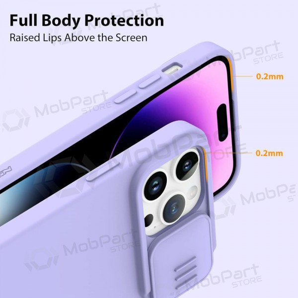 Obal Apple iPhone 14 „Nillkin Silicone“ (světle fialový)