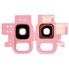 Samsung Galaxy S9 sklo kamery (červené)