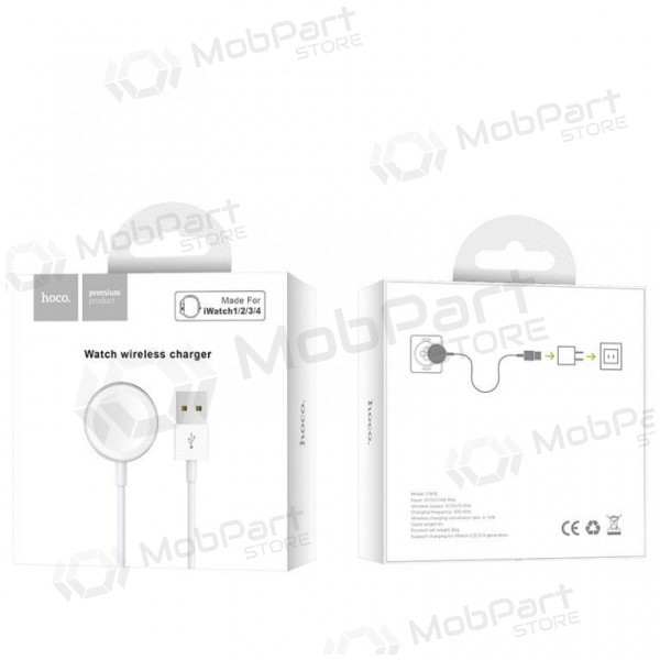 Bezdrátový nabíječka HOCO CW16 iWatch (bílý)
