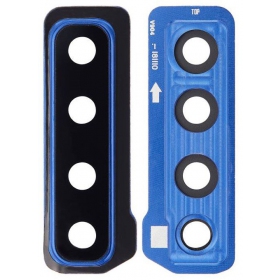 Samsung Galaxy A9 2018 sklo kamery (s rámem) (modrý)