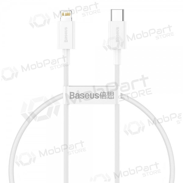 Kabel Baseus Superior Type-C - Lightning PD 20W 0.25m (bílý) CATLYS-02