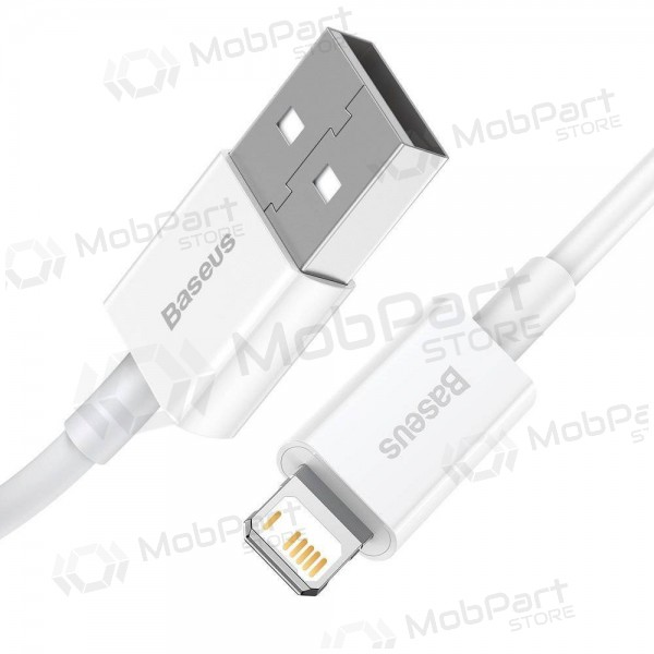 USB kabel Baseus Superior Lightning 2.4A 1.5m (bílý) CALYS-B02