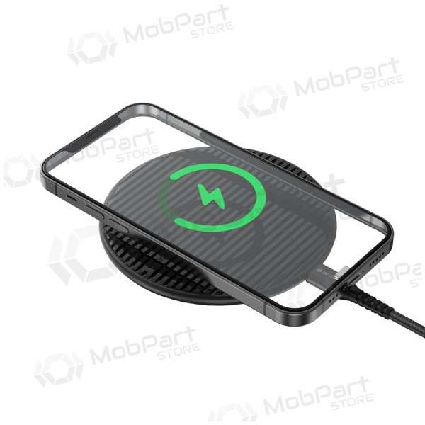 Bezdrátový nabíječka Devia Aurora Ultra-Slim 15W (černá)