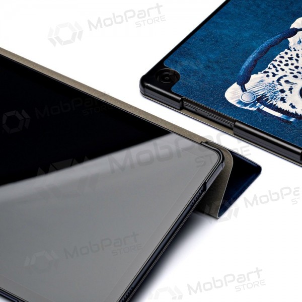 Samsung Galaxy Tab A9+, Tab A11+ obal - Smart Leather (sad cat)