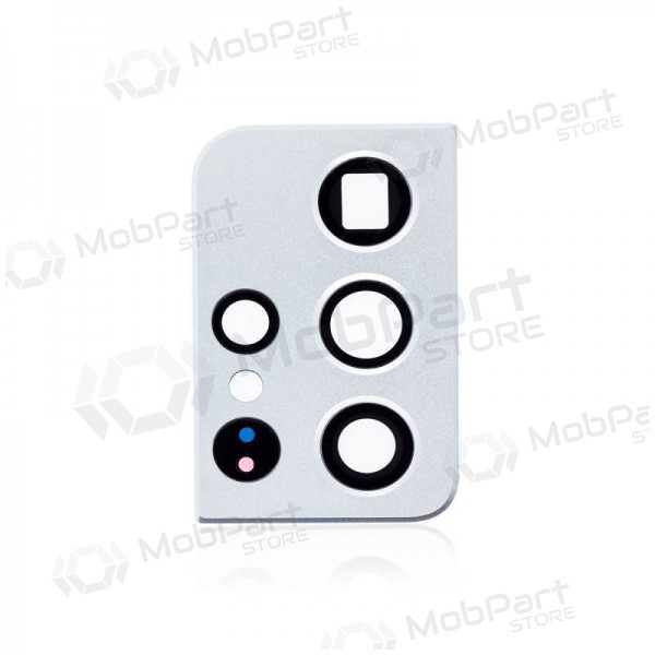 Samsung Galaxy S21 Ultra 5G sklo kamery (stříbrný) (s rámem)