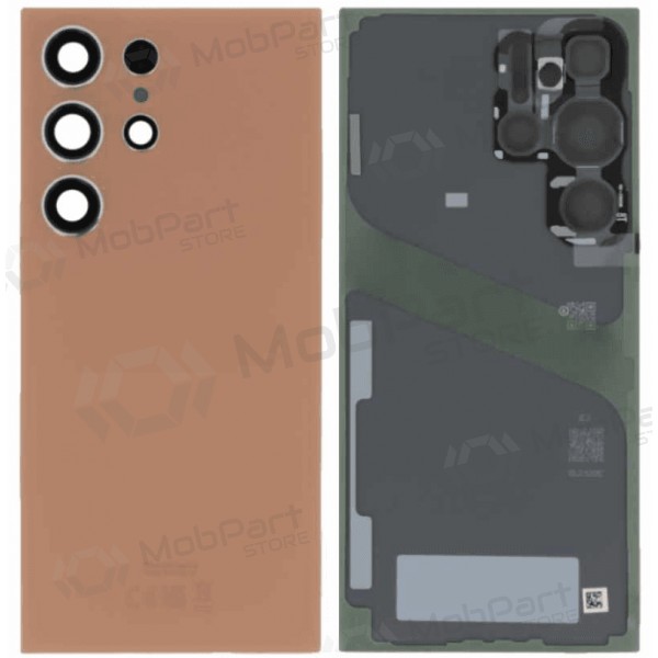 Zadní kryt Samsung Galaxy S24 Ultra (oranžový) (originální)