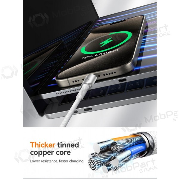 USB kabel Joyroom S-A51 USB-C to Lightning 30W 1.2m šedá
