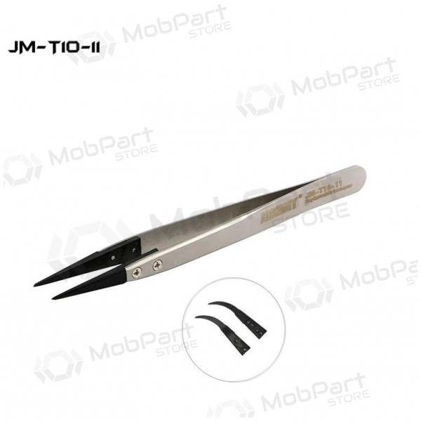 Kovová antistatická pinzeta Jakemy JM-T10-11 ESD (replaceable head)