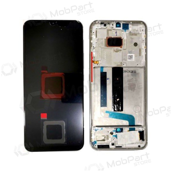 Xiaomi Mi 10 Lite 5G displej (bílý) (s rámem) (service pack) (originál)