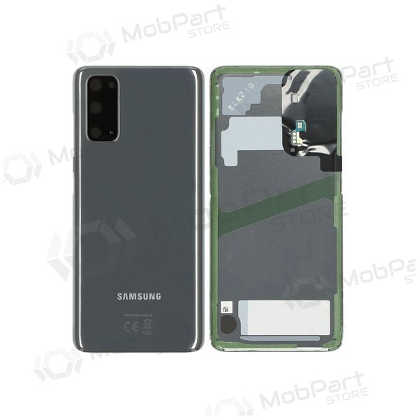 Samsung G981F / G980 Galaxy S20 zadní kryt baterie šedá (Cosmic Grey) (použitý grade B, originál)