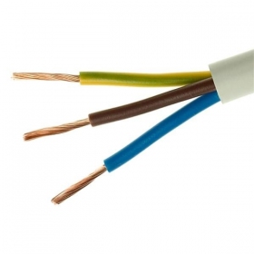 Flexibilní kabel Lietkabelis OMY 3x1.5 mm² měděný PVC 100 m cívka