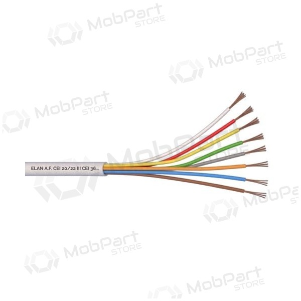 ELAN stíněný ochranný kabel 8x0.22
