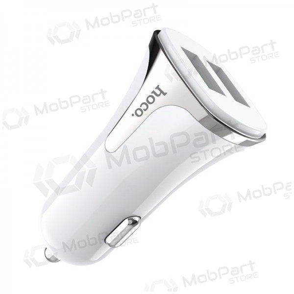 Nabíječka automobilinis Hoco Z31 Quick Charge 3.0 (3.4A) x 2 USB (bílý)