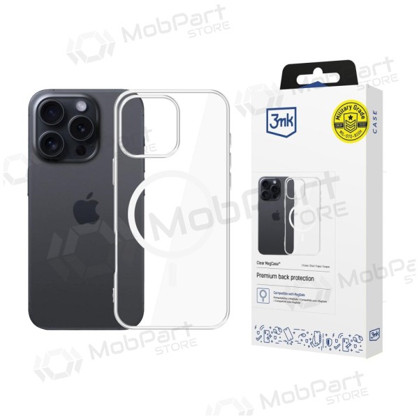 Obal "3mk Clear MagCase" pro Apple iPhone 16 Pro Max (průhledný)
