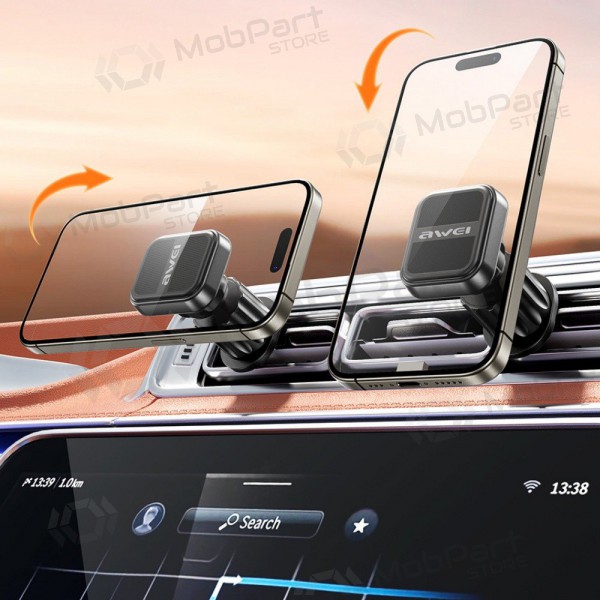 Držák telefonu do auta Awei X52 Magnetic (air vent) černá