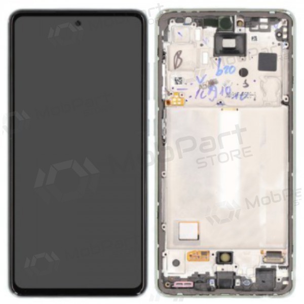 Samsung Galaxy A52s displej (Awesome Mint) (s rámem) (originál)