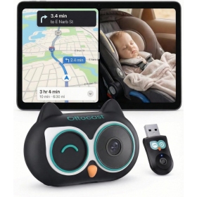 Bezdrátový CarPlay adaptér Ottocast Cabin Care CA520-T s funkcí mobilní chůvy černý