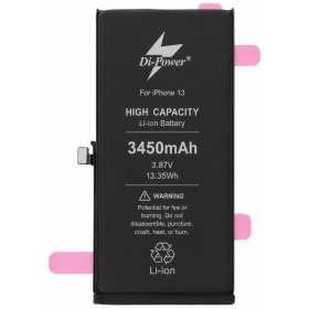 Baterie Apple iPhone 13, akumulátor Di-Power 3450 mAh (zvýšená kapacita)