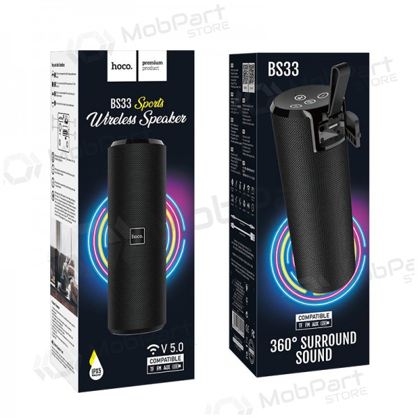 Bluetooth přenosný reproduktor Hoco BS33 (černá)