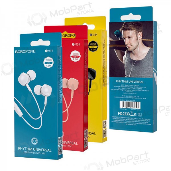 Handsfree Borofone BM34 3,5mm (bílý)