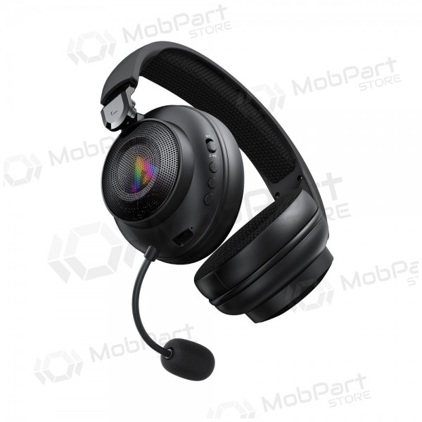 Bezdrátová sluchátka Acefast H15 Gaming přes hlavu s mikrofonem USB-C černá