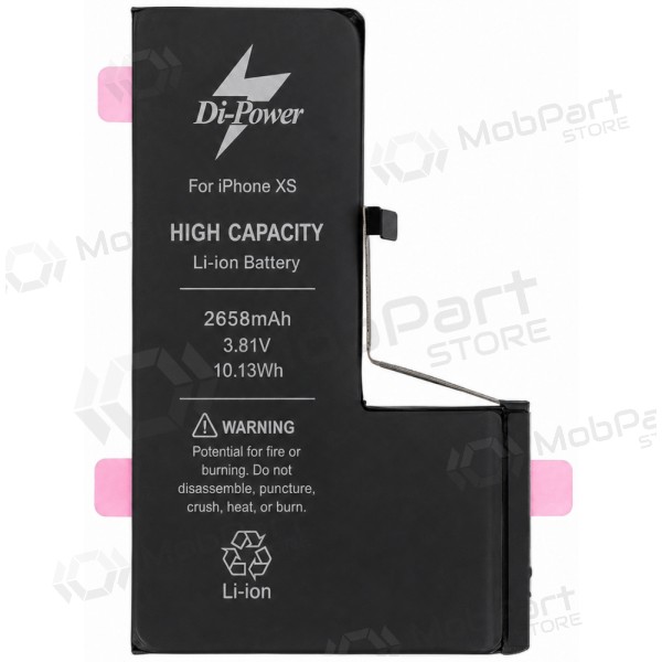 Baterie Apple iPhone XS, akumulátor Di-Power 2658 mAh (zvýšená kapacita)