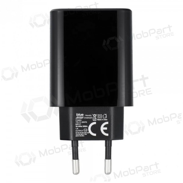 Nabíječka telefonu Blue Star 35 W USB-C černá