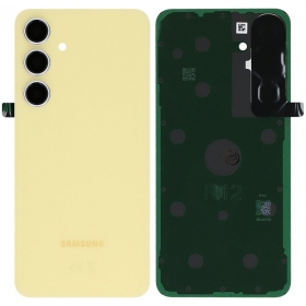 Zadní kryt pro Samsung Galaxy S24 FE (žlutý) (originální)
