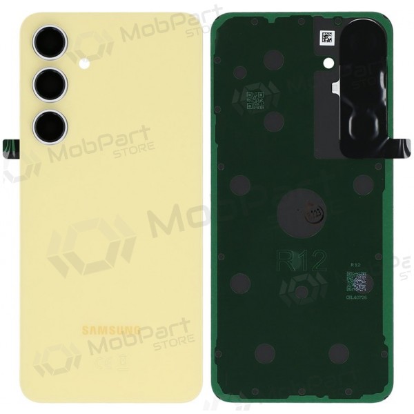 Zadní kryt pro Samsung Galaxy S24 FE (žlutý) (originální)