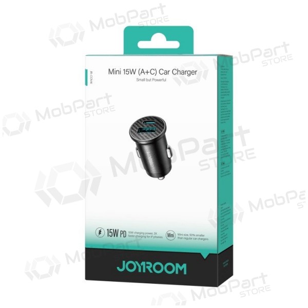 Nabíječka do auta Joyroom JR-CCN16 USB-A/USB-C 15W černá