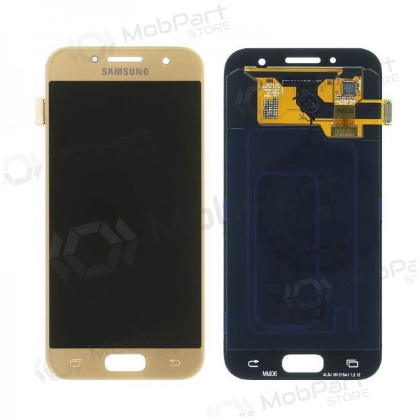 Samsung A320F Galaxy A3 (2017) displej (zlatý) (service pack) (originál)