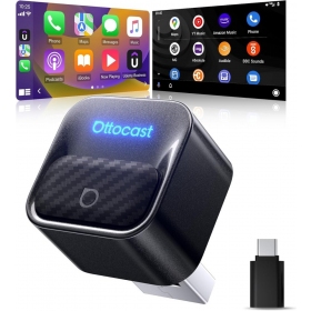 CarPlay adaptér Ottocast Mini Core bezdrátový Android Auto černý
