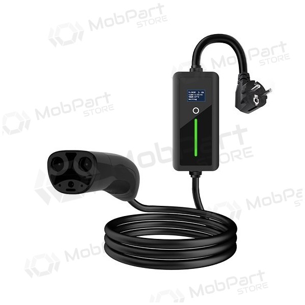 Elektromobilio nešiojamas nabíječka TESLA NACS  - Schuko (220V), 8-16A, 3.5kW, 1-fazė, 5m