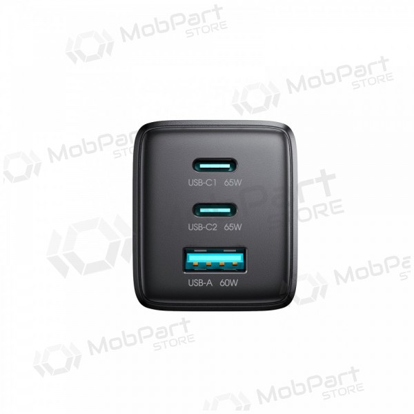 Nabíječka telefonu Hoco N66 35 W GaN USB-C + USB-A s kabelem Lightning 1 m bílá