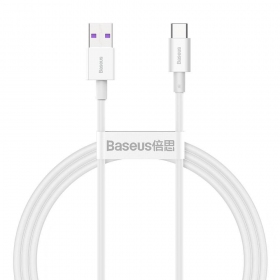 USB kabel Baseus Superior Type-C 66W 1.0m (bílý) CATYS-02