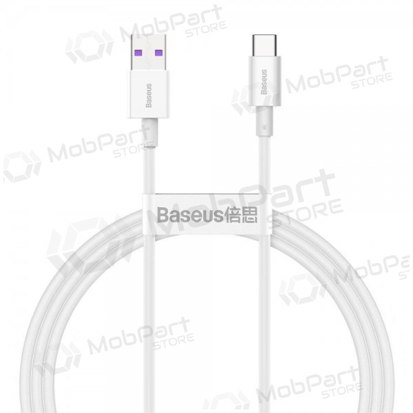 USB kabel Baseus Superior Type-C 66W 1.0m (bílý) CATYS-02