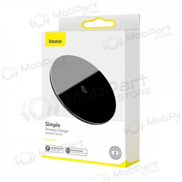Nabíječka bezdrátový Baseus Simple Type-C (15W) WXJK-B01 (černá)