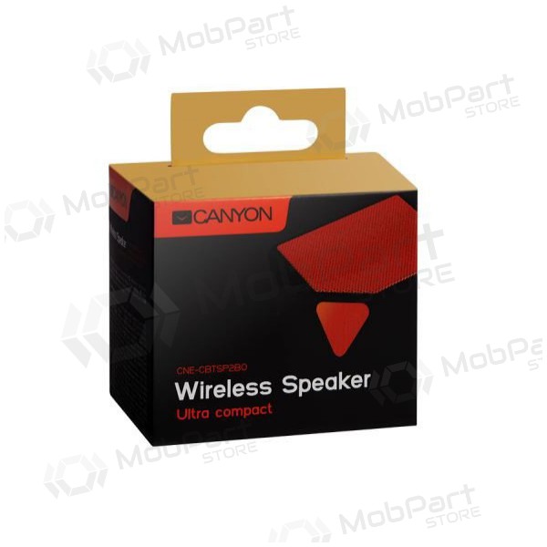Bluetooth přenosný horní reproduktor CANYON CNE-CBTSP2BO (MicroSD,AUX,BT V4.2,300mAh)