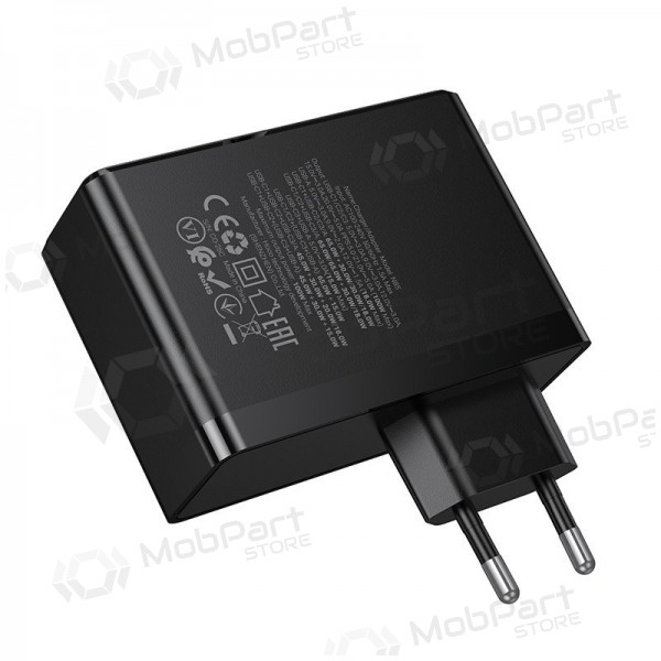Nabíječka telefonu Hoco N85 100 W 3x USB-C + USB-A černá