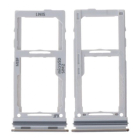 Samsung M526 Galaxy M52 5G SIM držák karty (bílý) (service pack) (originál)