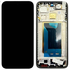 Displej pro Xiaomi 15T 5G (černý) (s rámečkem) (originální)