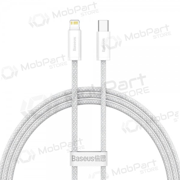 Kabel Baseus Dynamic USB-C - Lightning 20W 1.0m (bílý) CALD000002